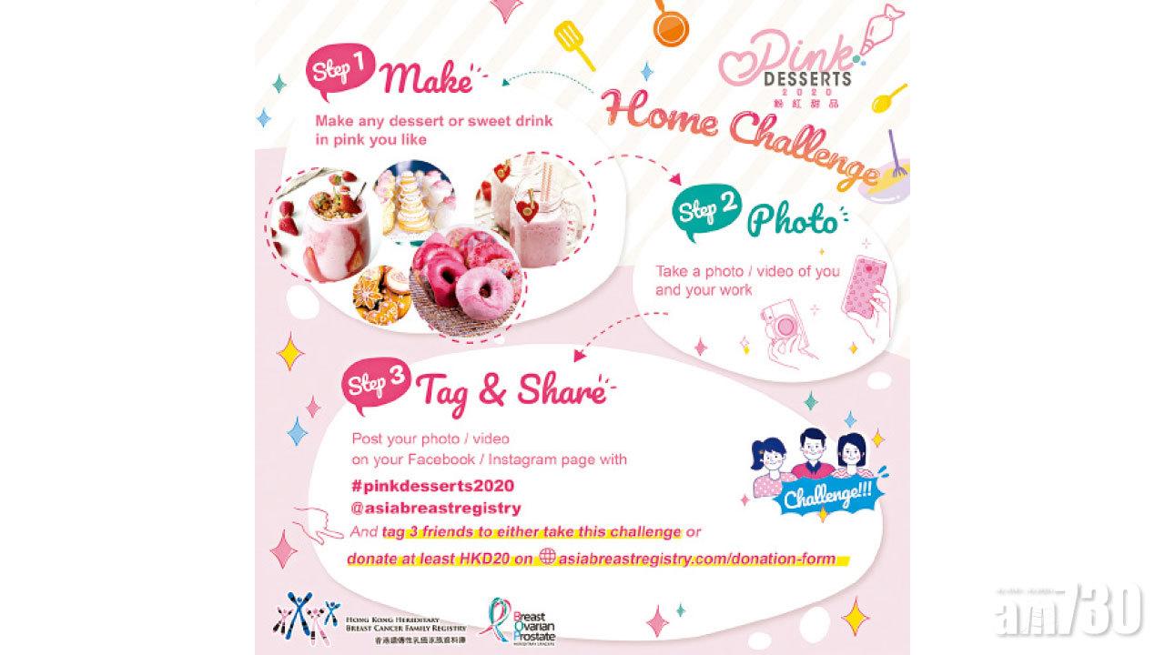 粉紅甜品慈善挑戰