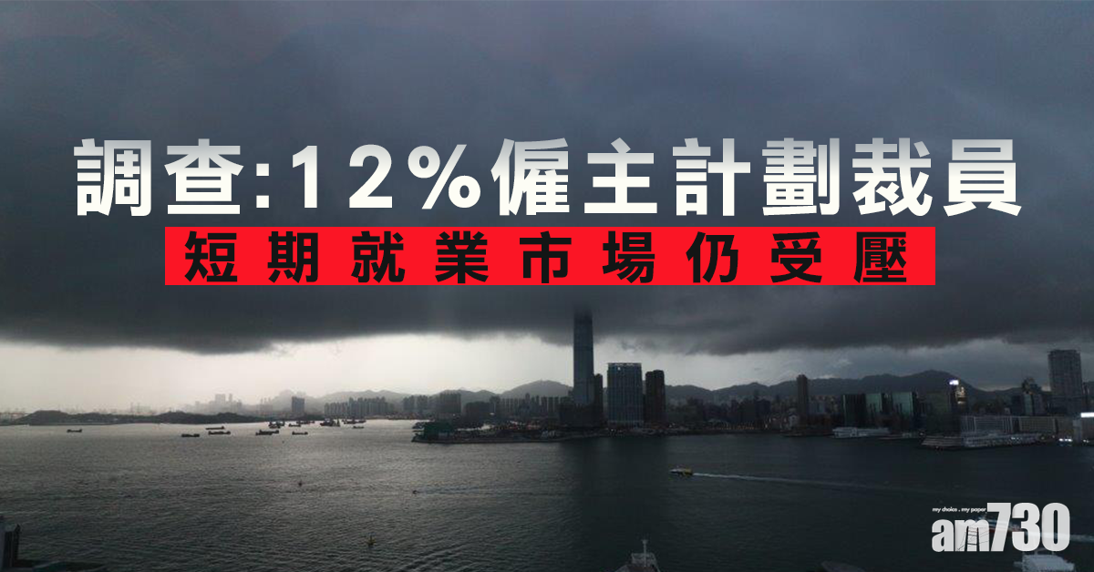 調查：12%僱主計劃裁員　短期就業市場仍受壓