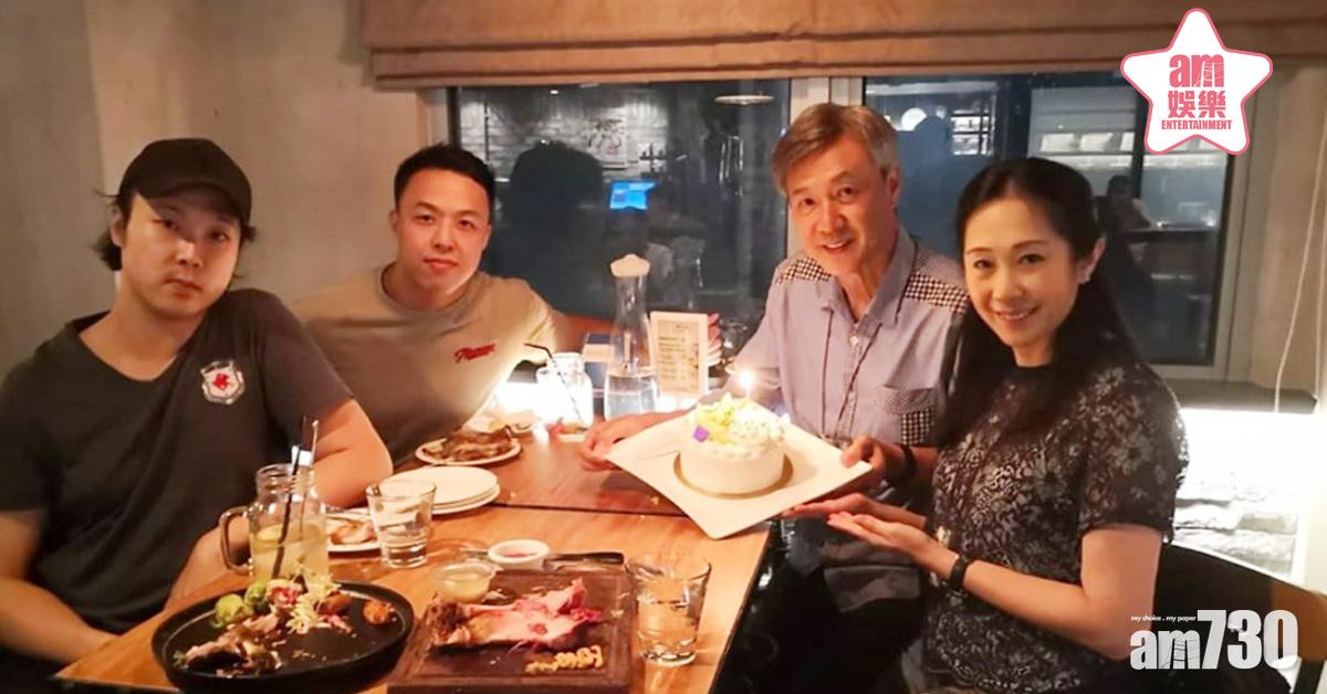 陳榮峻吳香倫結婚2周年 與兩子食西餐慶祝