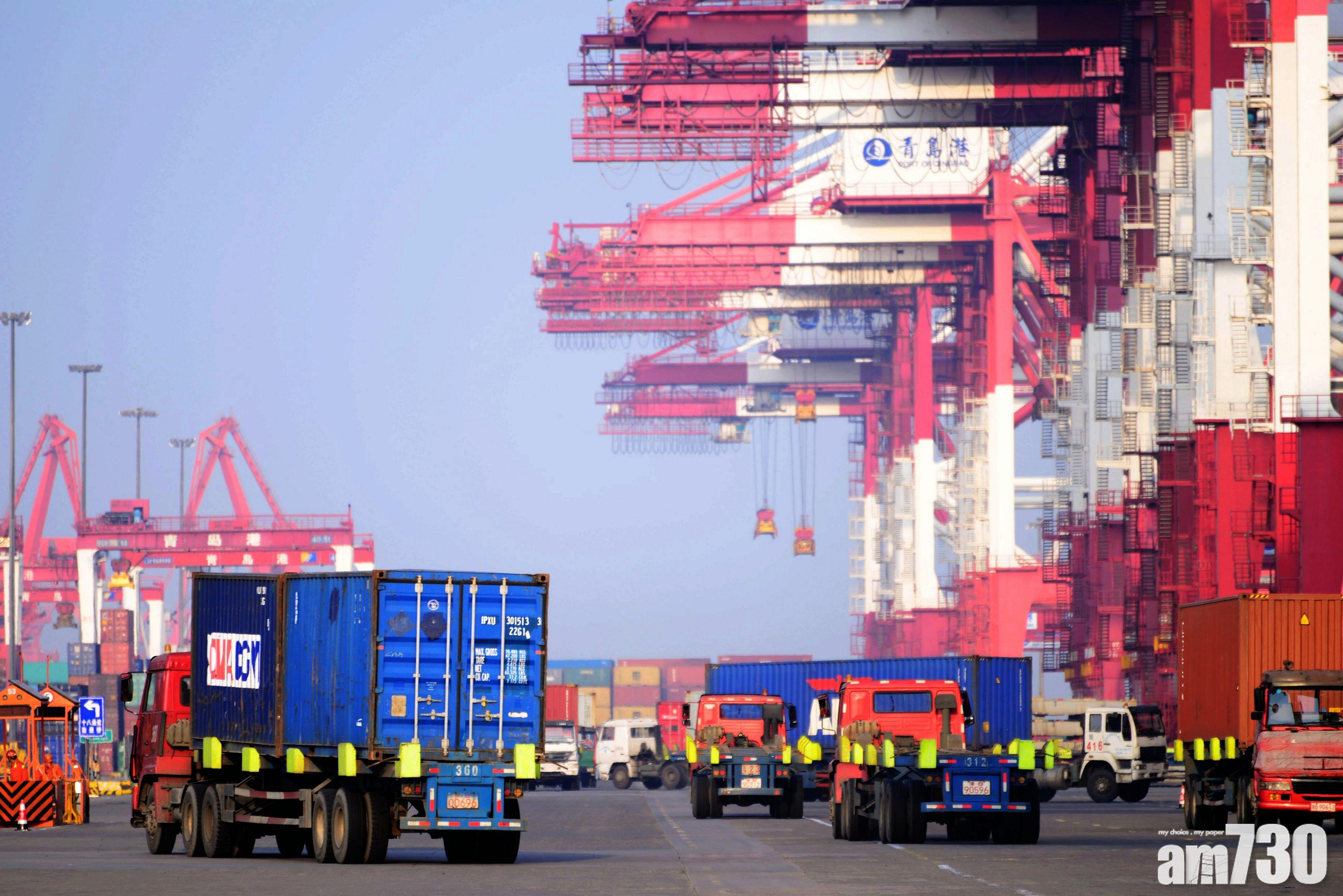 內地上月出口增4.3%