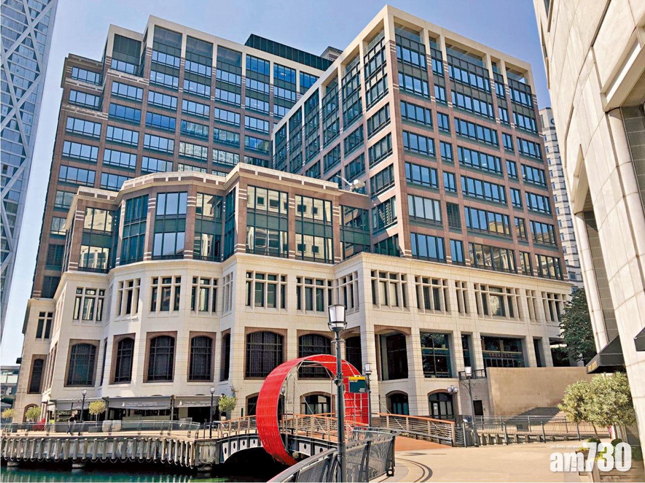 購金絲雀碼頭辦公大樓 領展37億攻英倫