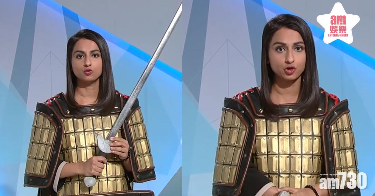 利君雅披甲扮花木蘭 網民like爆︰cosplay好活潑呀