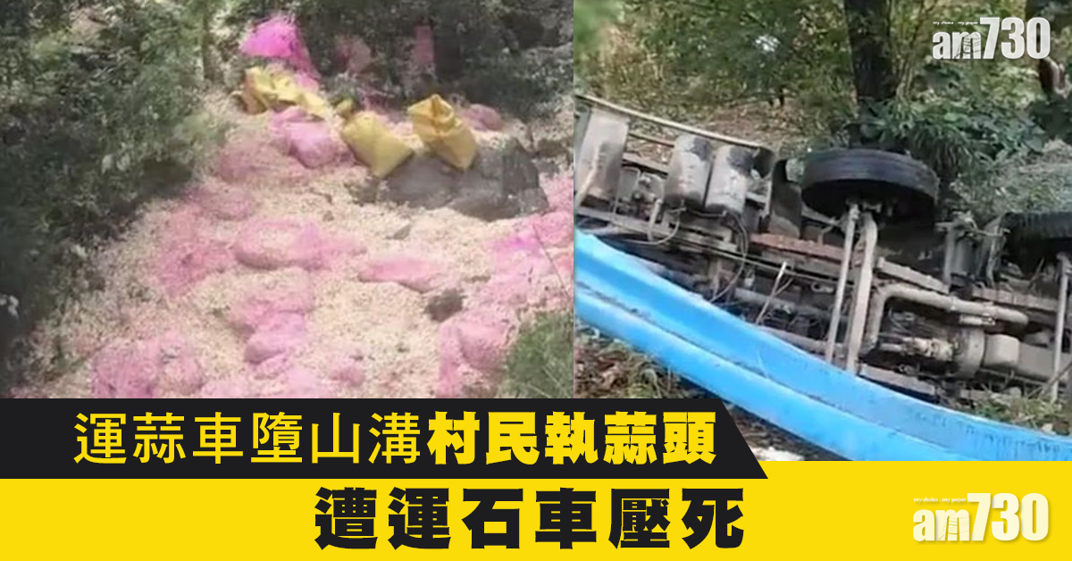 【8死11傷】運蒜車墮山溝 村民執蒜頭遭運石車壓死