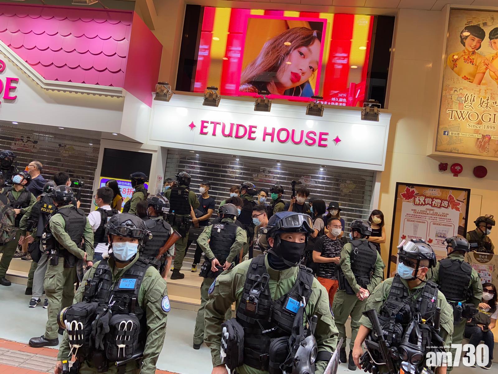 【十一示威】據悉有網媒遭票控違限聚令  至少60人被捕包括2名區議員