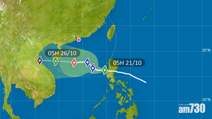 天文台：沙德爾直接威脅不大  視乎路徑及風力考慮掛一號風球