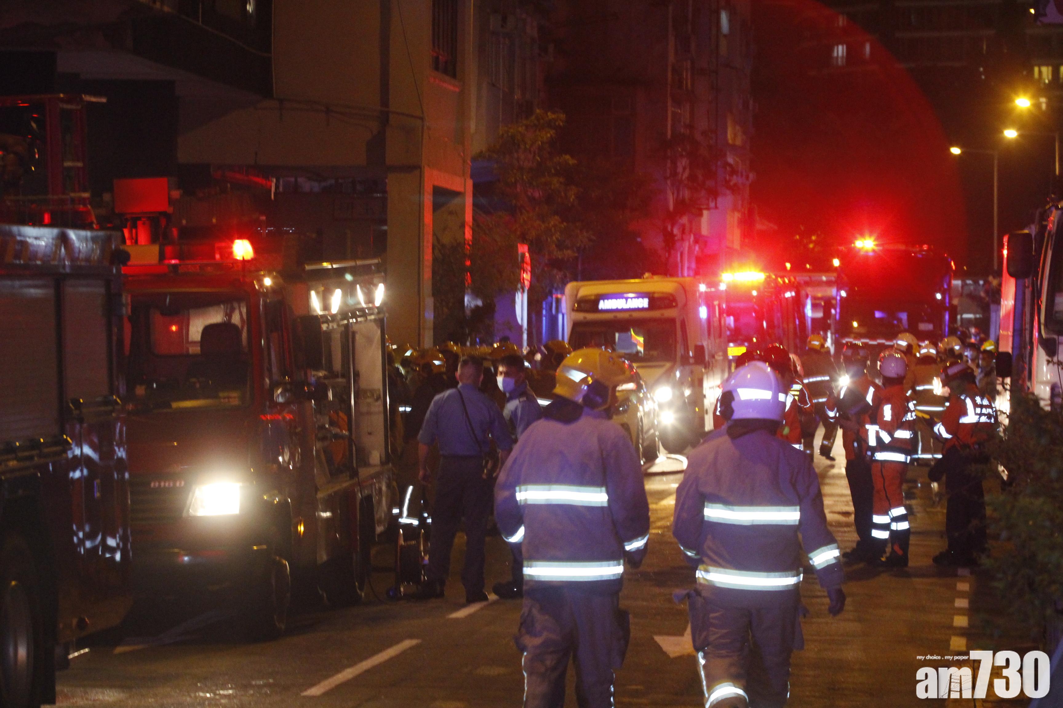 油麻地唐樓大火7死7危殆　林鄭月娥：極度哀痛