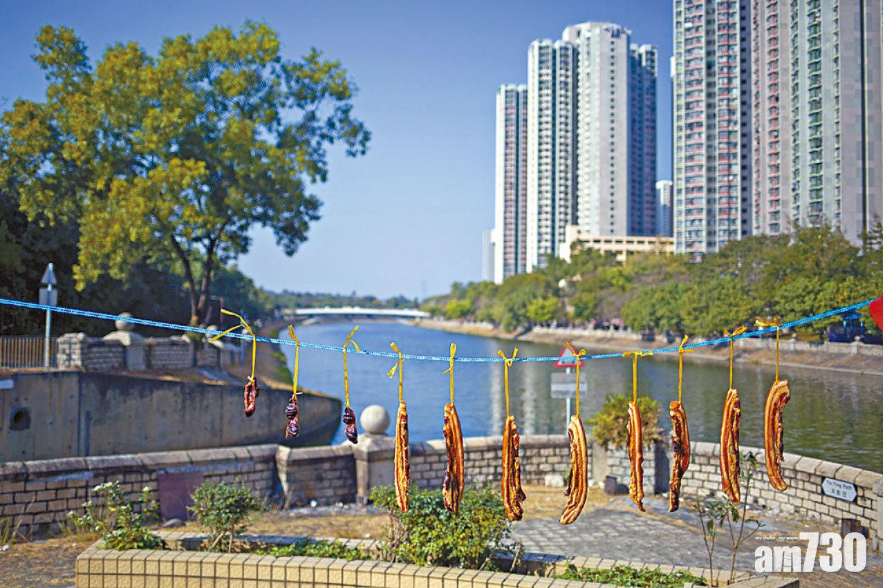 天水河邊生曬場