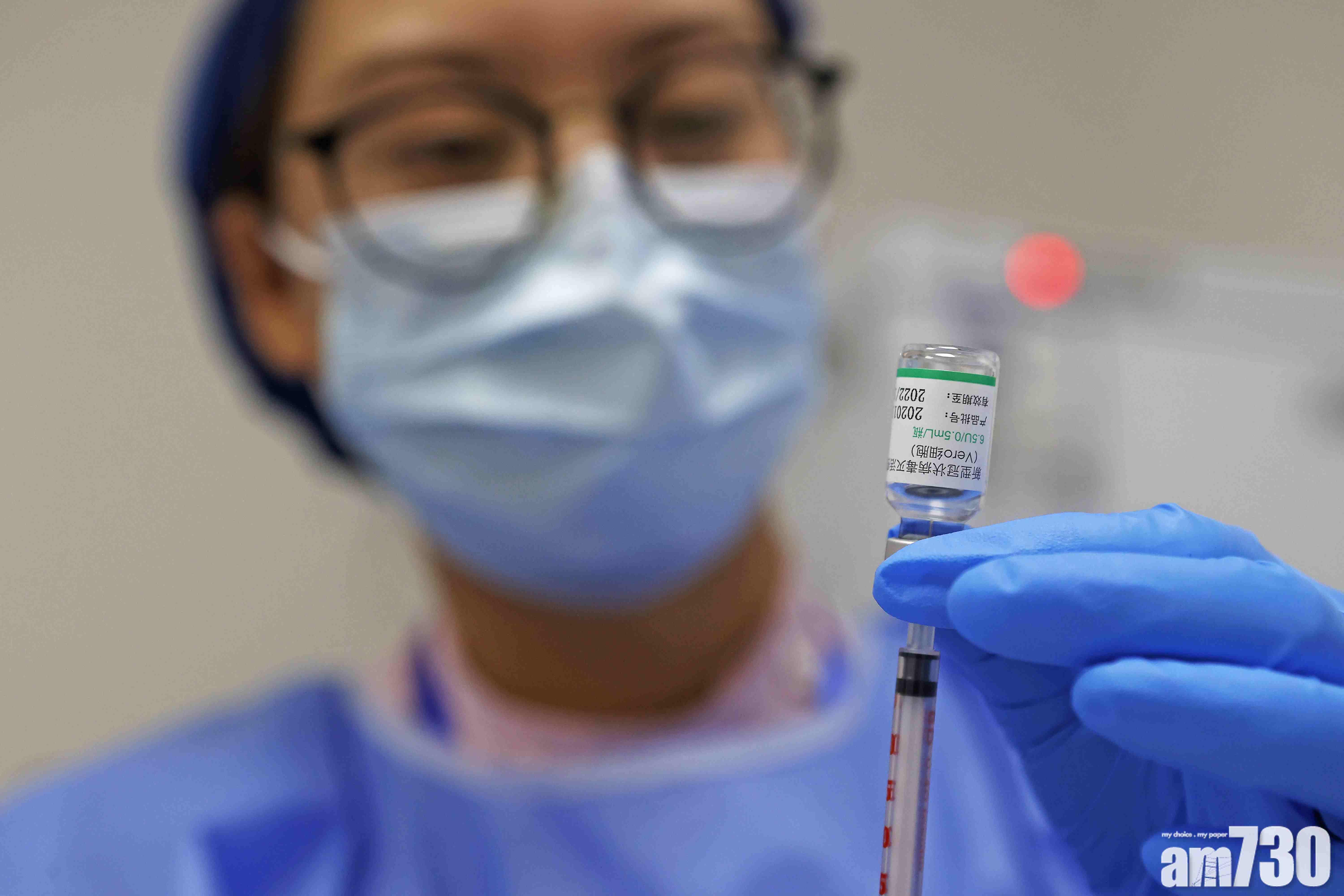 【新冠肺炎】內地疫苗接種量破1000萬劑次