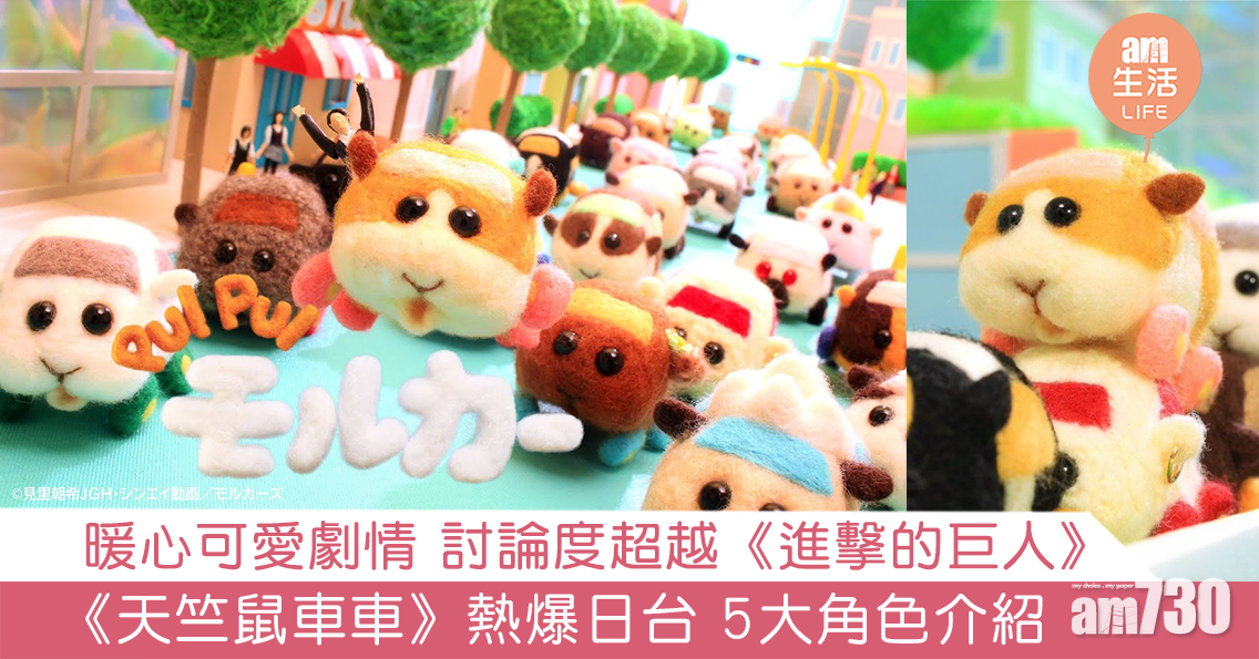 暖心可愛劇情 討論度超越《進擊的巨人》  《天竺鼠車車》熱爆日台 5大角色介紹