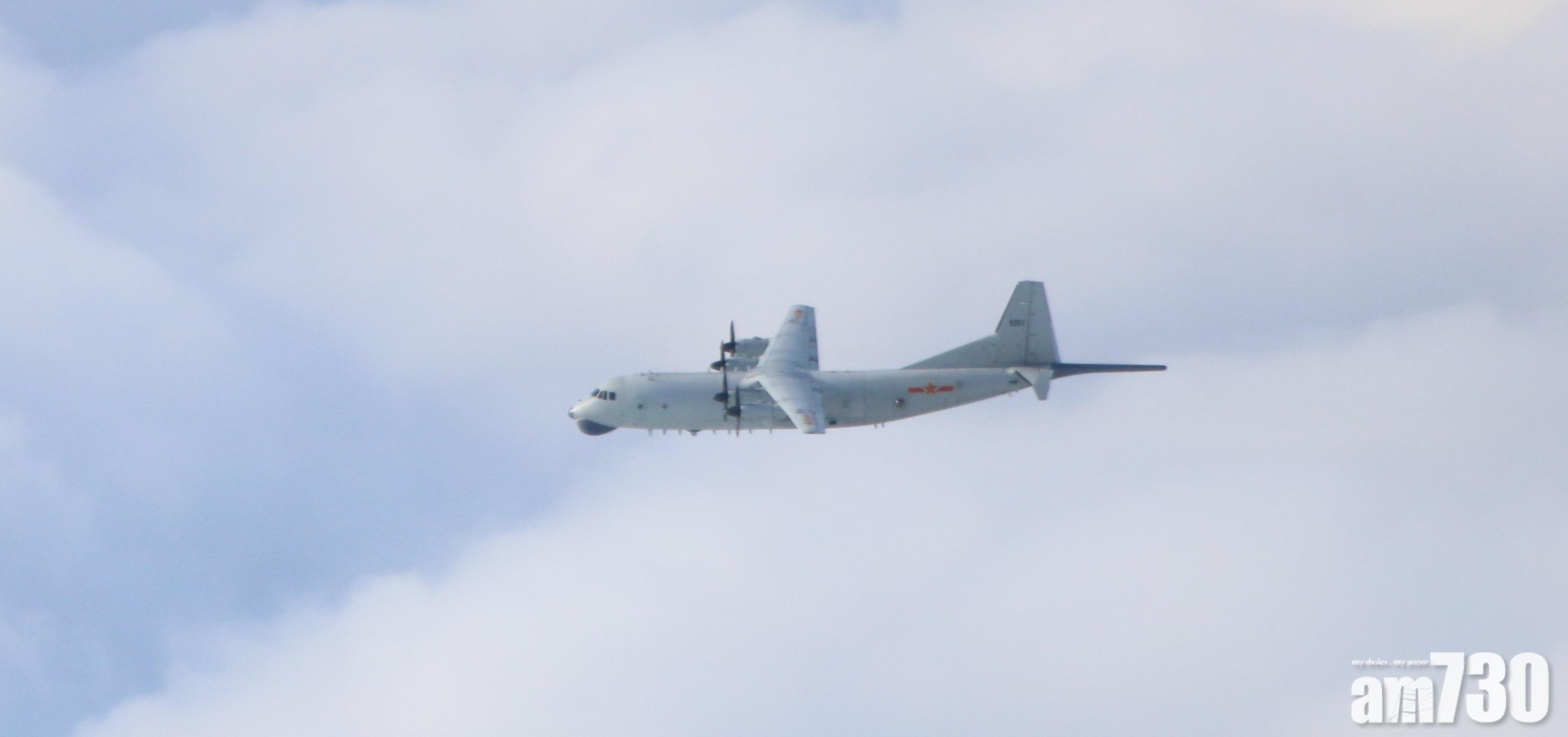台海局勢｜美陸台軍機同時現身台灣西南空域
