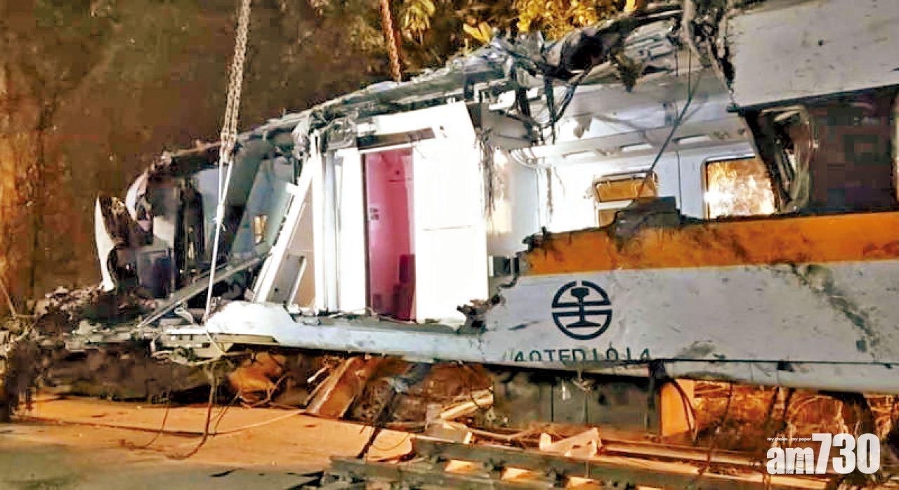 台鐵出軌 工程車滾落原因疑司機自行拖車失敗