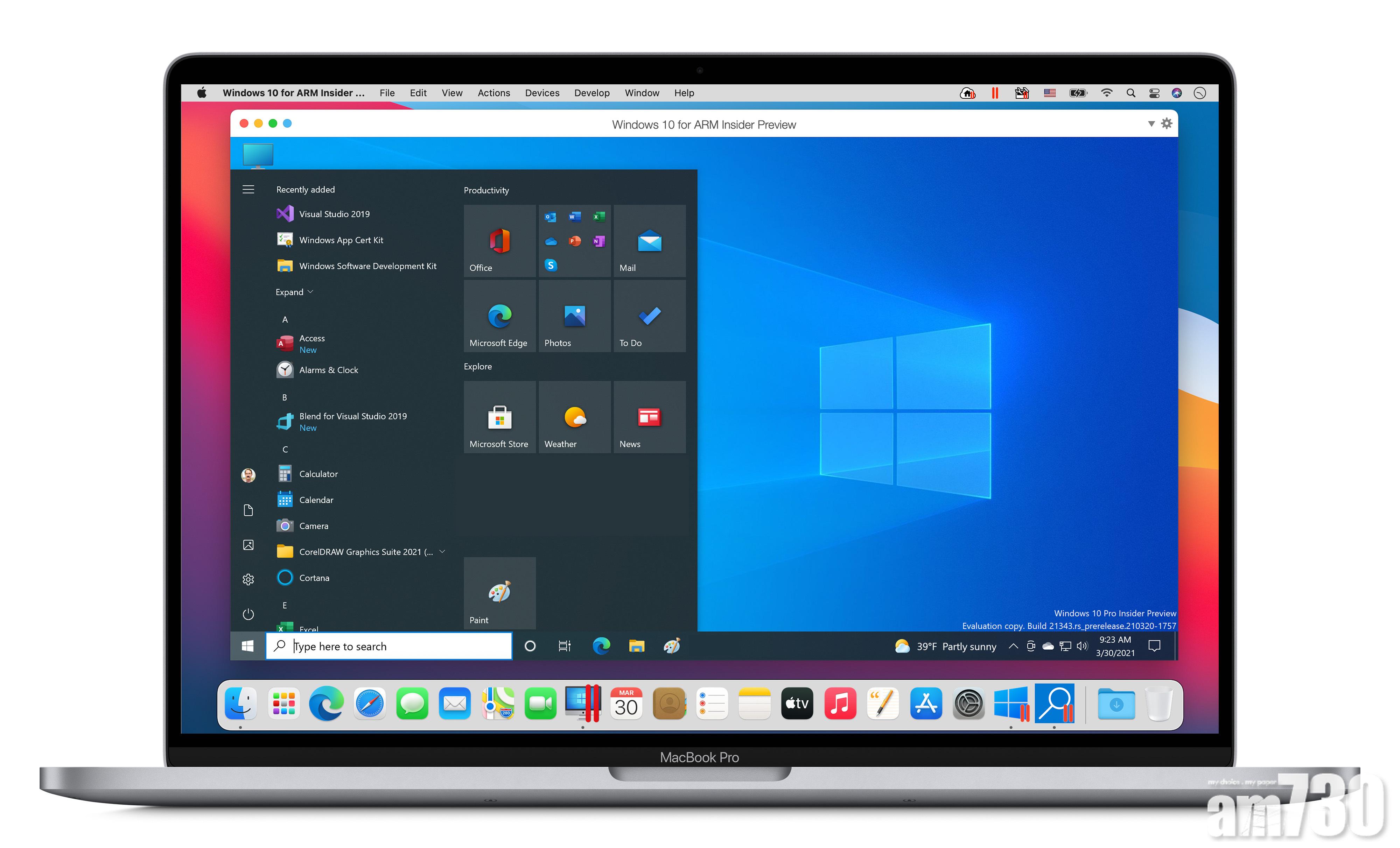 Parallels Desktop 16.5 for Mac 原生支援M1 Mac