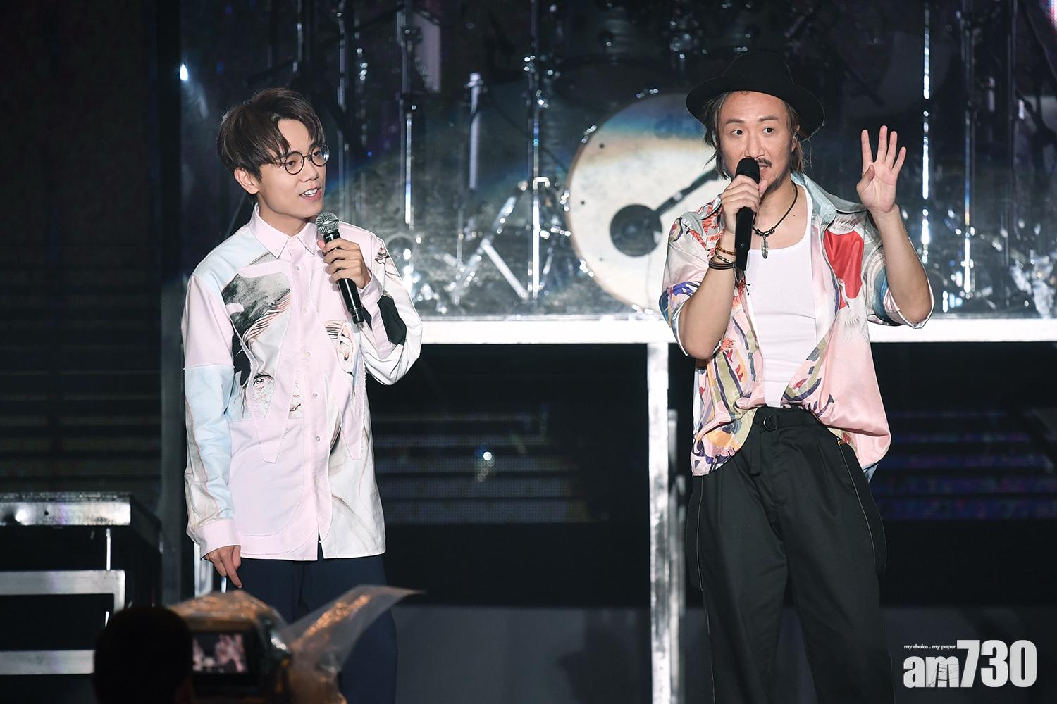 鄭中基演唱會｜林家謙獲鄭中基力撐：千祈唔好縮，等我呢個老嘢縮(有片)