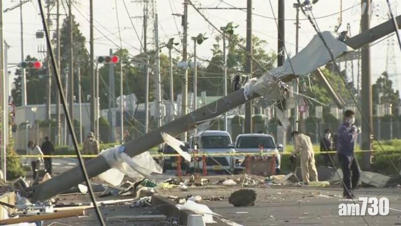 日本靜岡縣遭龍捲風吹襲 民眾被巨響嚇怕：以為快要死