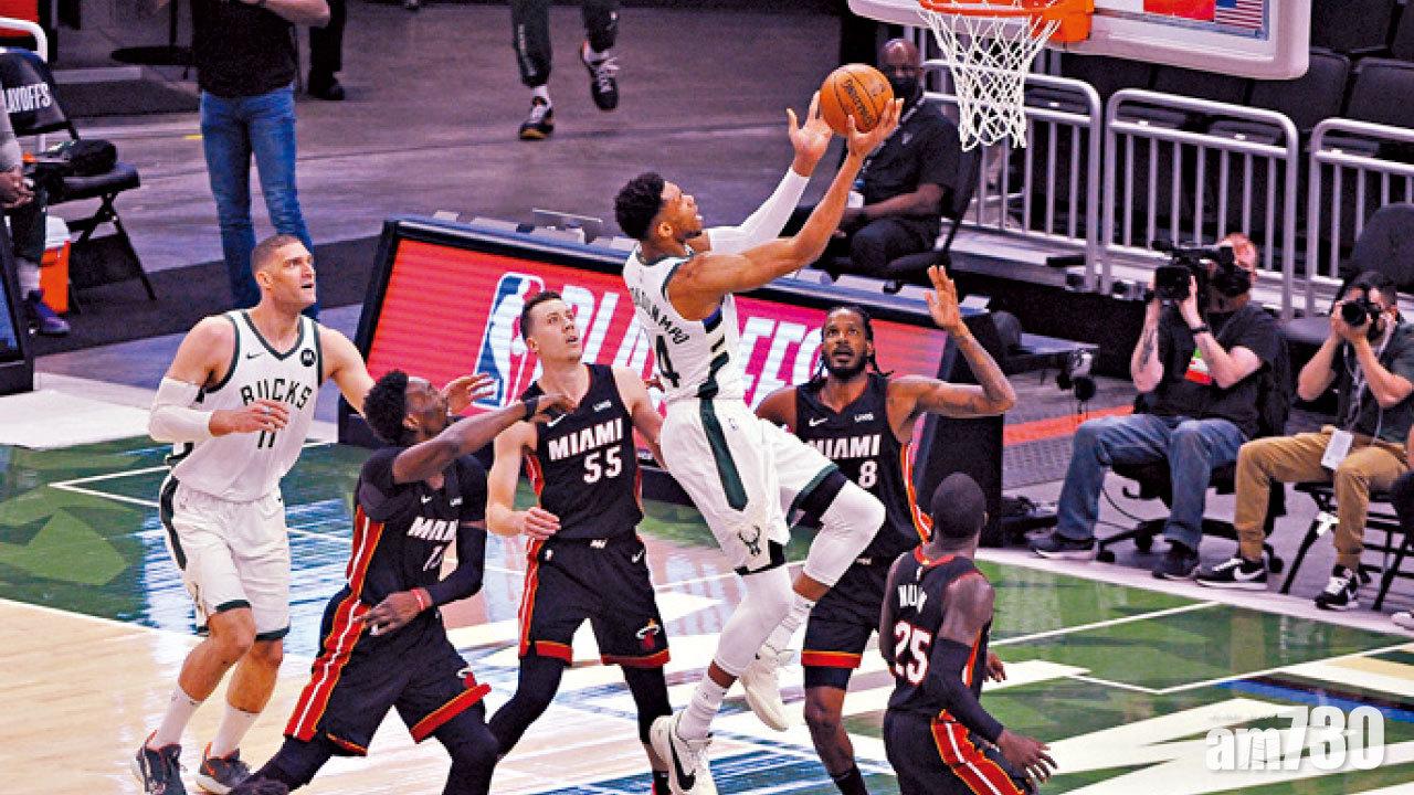 公鹿大炒熱火破隊史兩紀錄