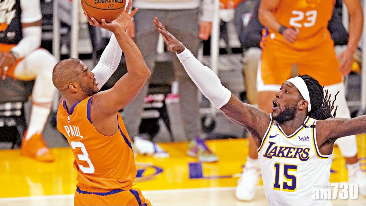 AD傷出 湖人不敵太陽