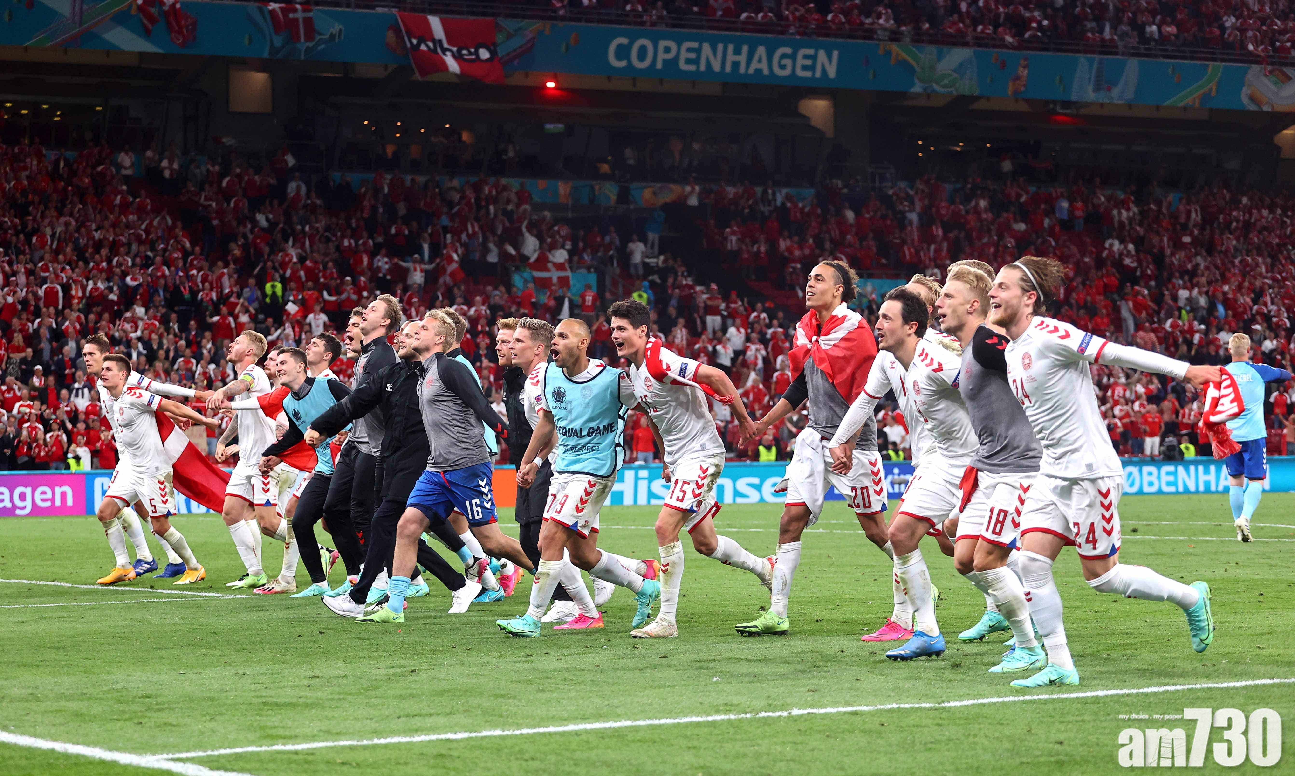 歐國盃｜眾將為艾歷臣而戰 丹麥熱血反底晉16強