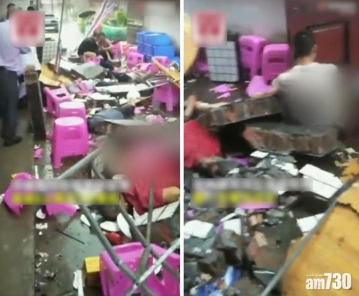 紅事變白事｜福建戶外酒席遮陽布扯冧磚牆9死7傷