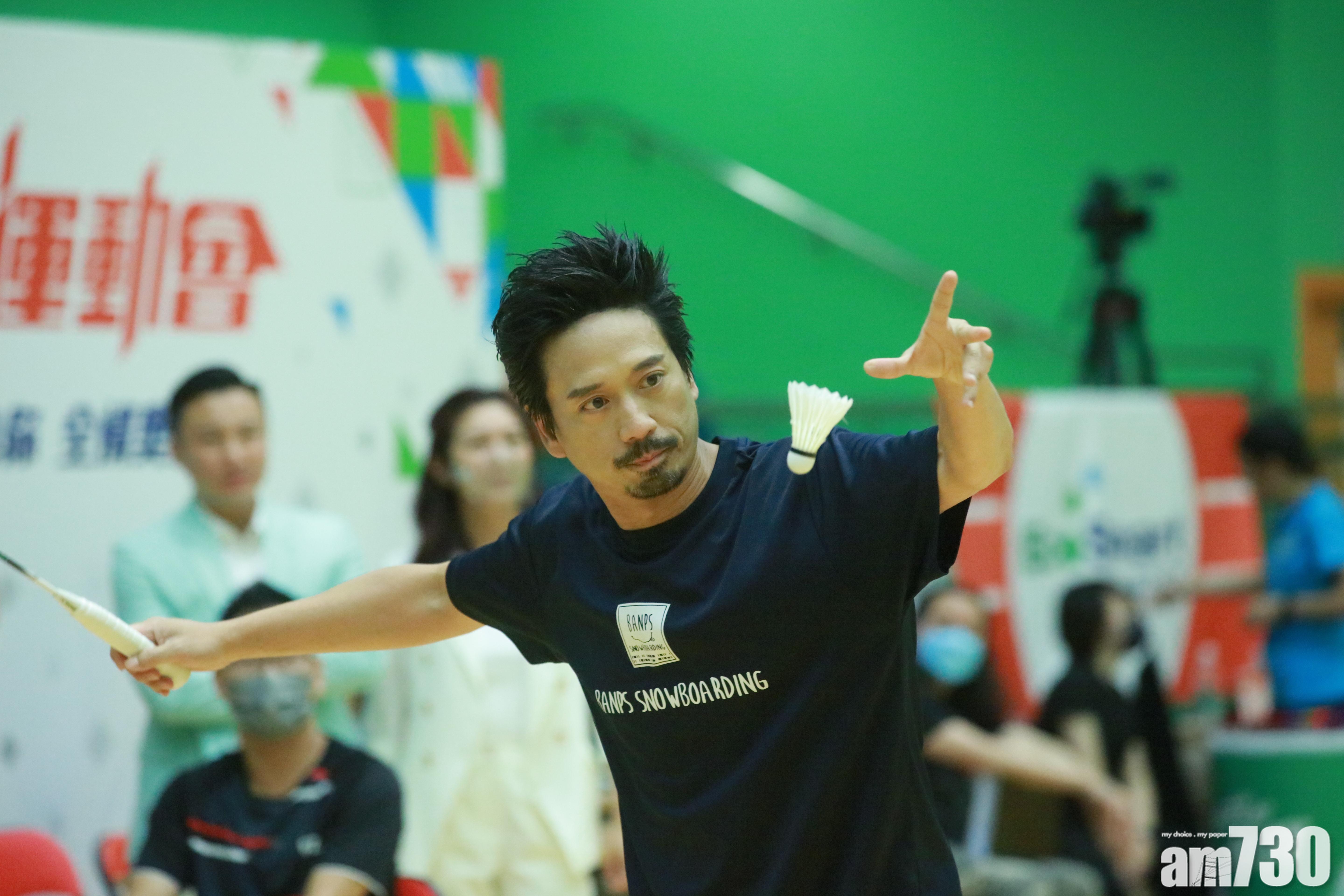 明星運動會｜Eric Kwok騷quali 領軍打羽毛球 