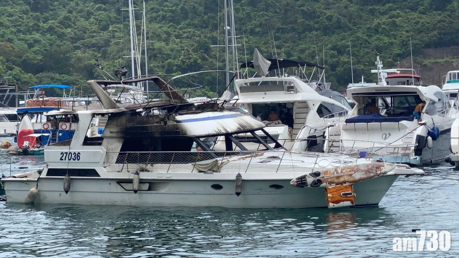 香港仔避風塘三級船火 焚燒約6小時後大致救熄