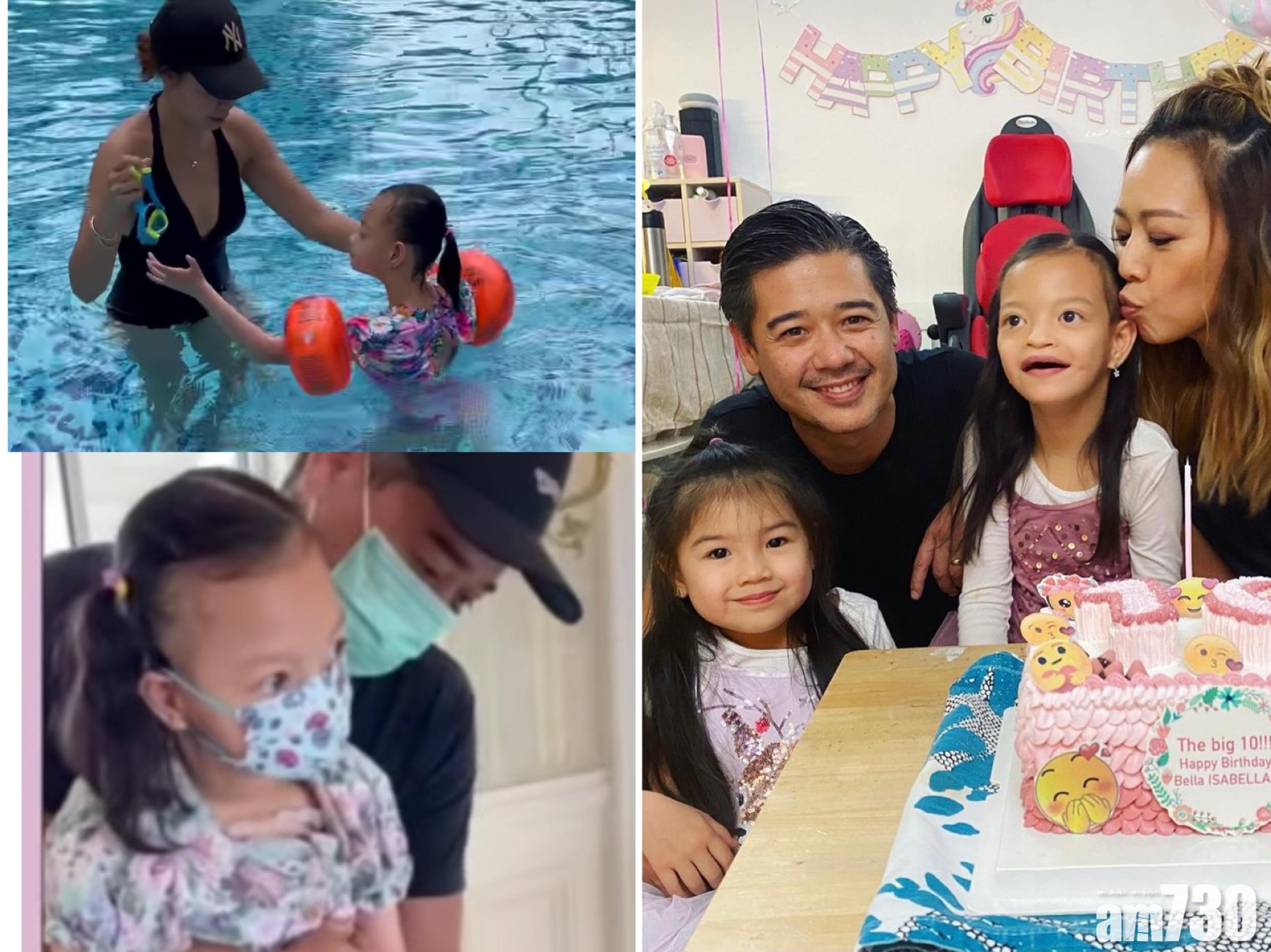 曾被斷言活不過兩歲 鍾麗淇未放棄 見證女兒水中漫步