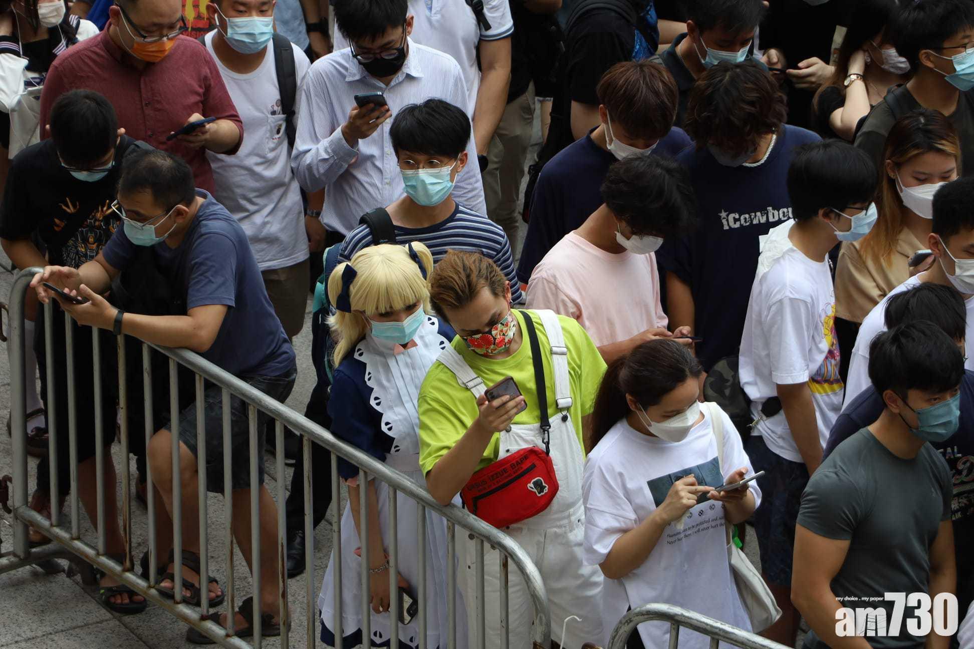 動漫節2021｜動漫電玩節最後一日　下午5時仍大排長龍