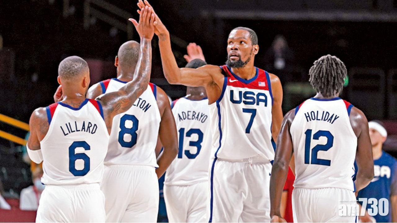 杜蘭特率美國鬥西班牙