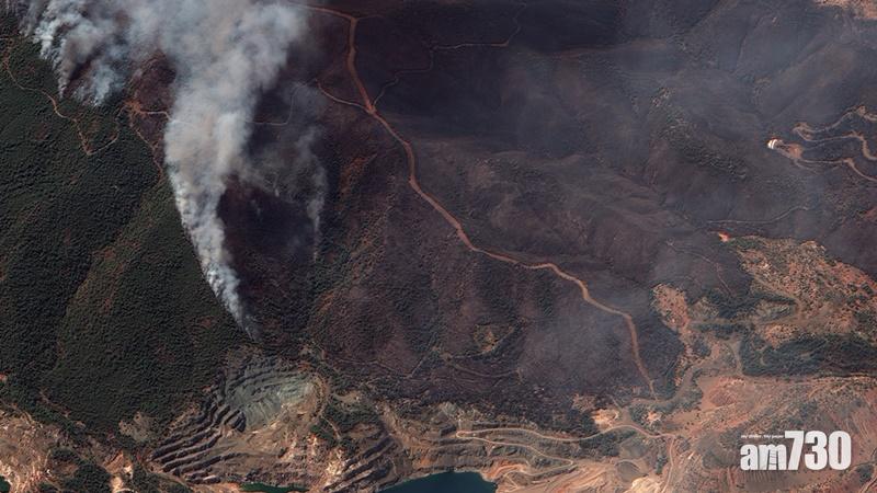 希臘山火｜埃維亞島逾2000人撤離  有直升機執勤時墜毀