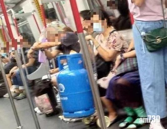 網上熱話｜婦攜石油氣罐搭地鐵　網民：可否算恐怖活動？