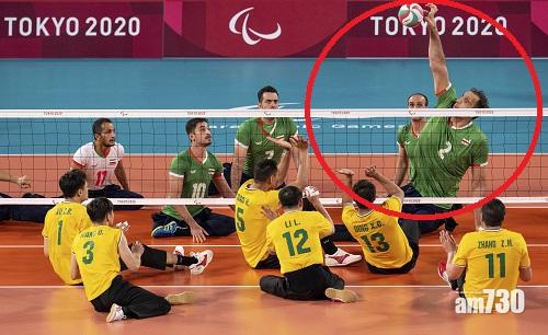 東京殘奧會｜8呎1吋全球第二高男子 助伊朗殺入坐式排球四強