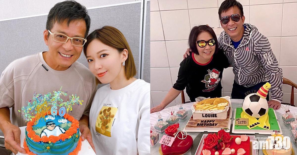 李司棋黃日華同為9月壽星 好友送上一枱蛋糕