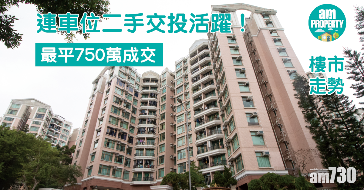 樓市走勢｜連車位二手交投活躍 最平750萬成交