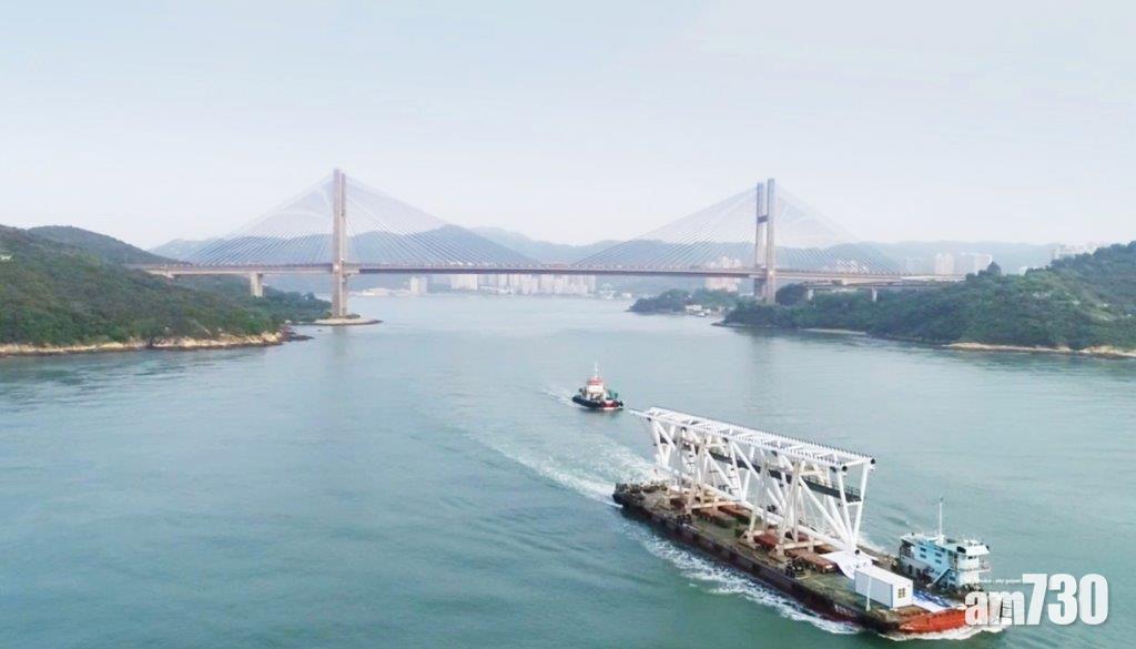 啟德體育園主場館第一段大型預製構件抵港