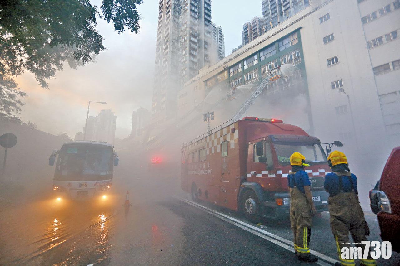 迷你倉大火 工業邨每年一次火警演習  保安主管︰時昌無派員參加