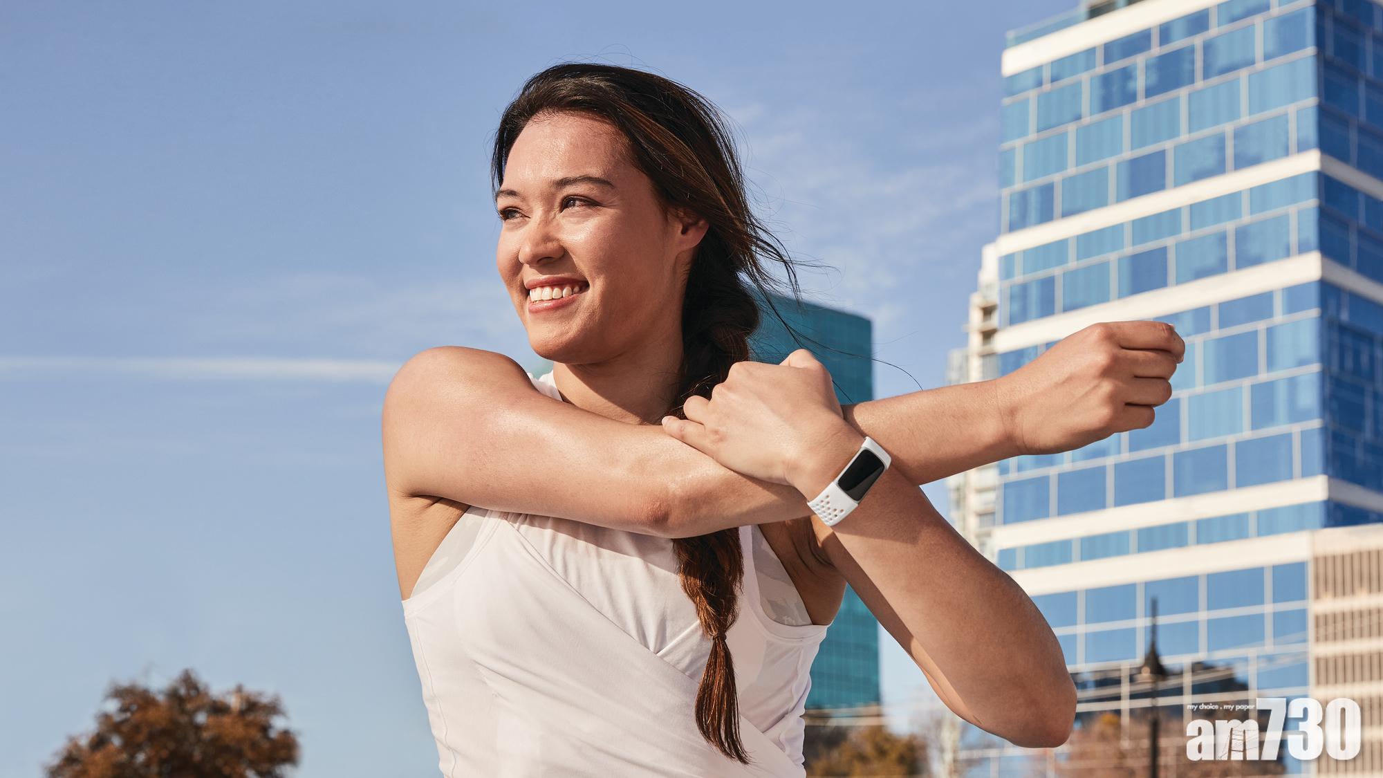 更小 更亮 更流線 關注壓力 Fitbit Charge 5進階健康手環