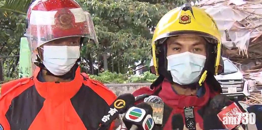 天氣｜跑馬地樂活道棚架倒塌壓斃女工　消防指棚架面積巨大增搜救難度