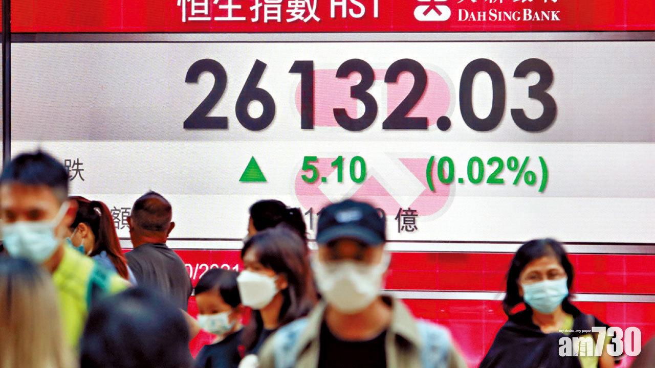 港股二萬六整固 北水連買4日