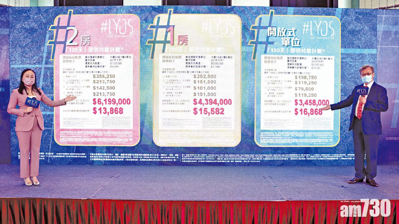 長實洪水橋#LYOS呎價1.55萬