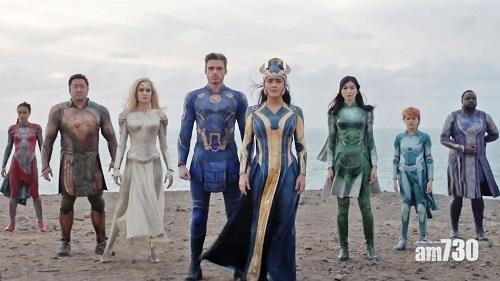 永恆族｜開畫3日 全球票房勁收1.6億美元