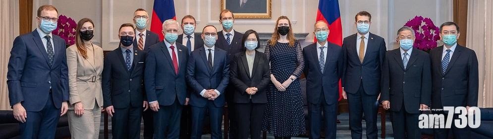 波羅的海三國訪問團見蔡英文 北京堅決反對