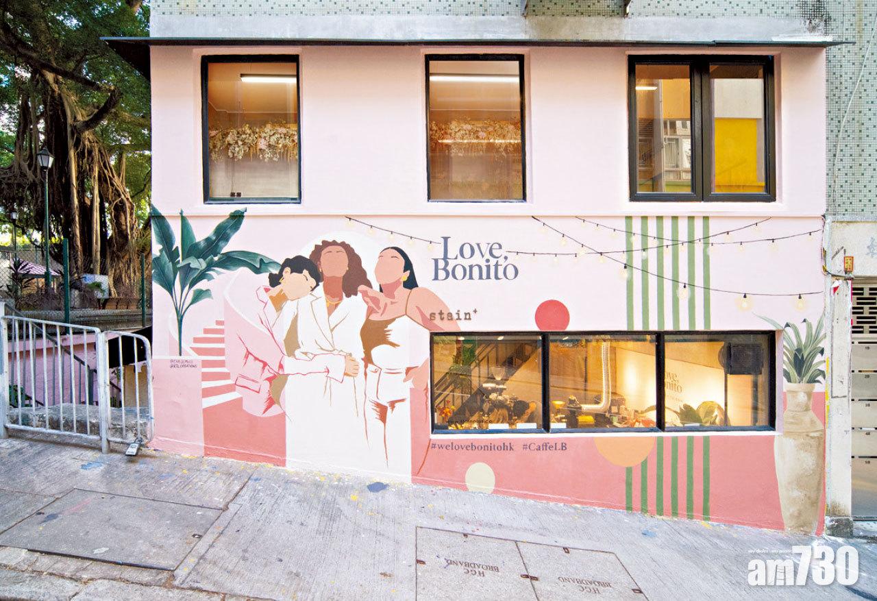 stain+換冬裝  聯乘Love, Bonito粉色系Caffe LB 