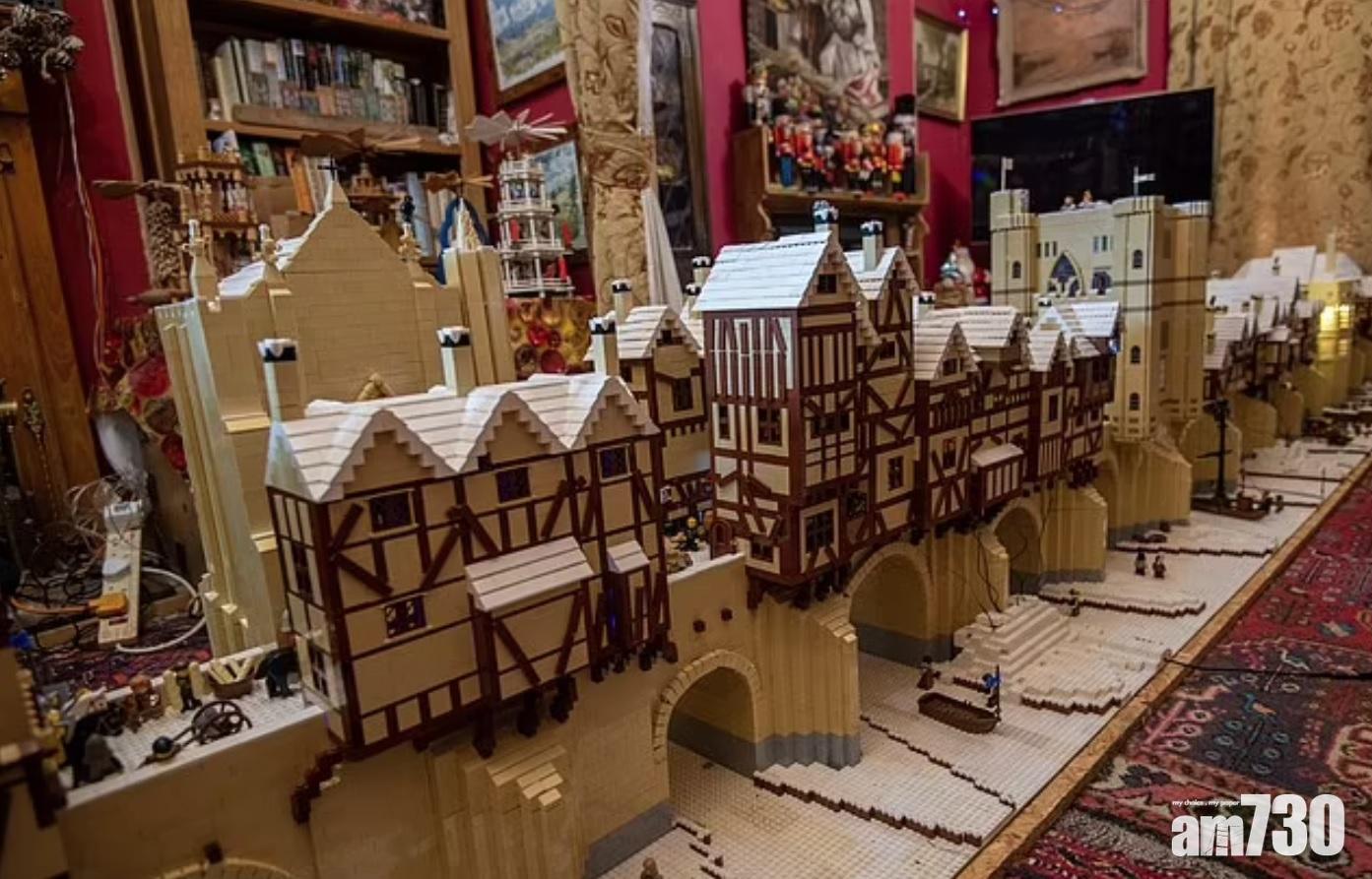 Lego系列｜英國夫婦用40萬塊Lego神還原800年前古倫敦橋 