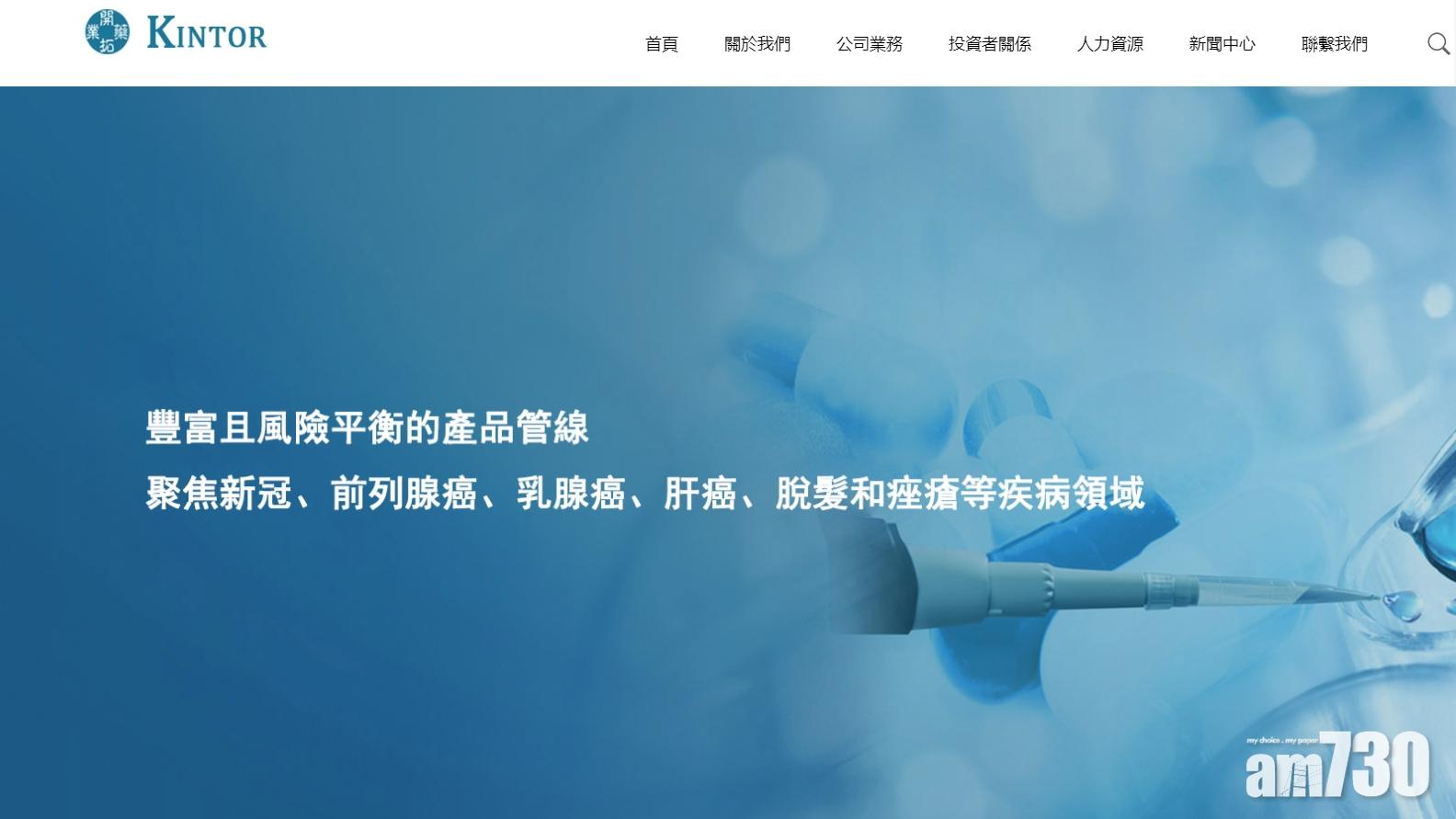 開拓藥業新冠口服藥3期試驗未見效　股價曾急瀉84%