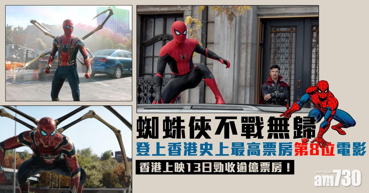 蜘蛛俠不戰無歸｜香港上映13日勁收逾億票房