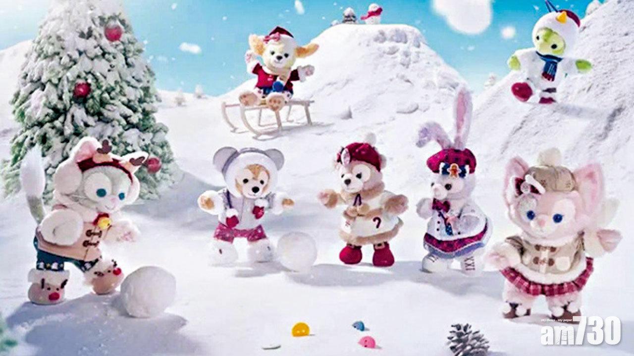 上海迪士尼近6000人通宵捱凍買Duffy