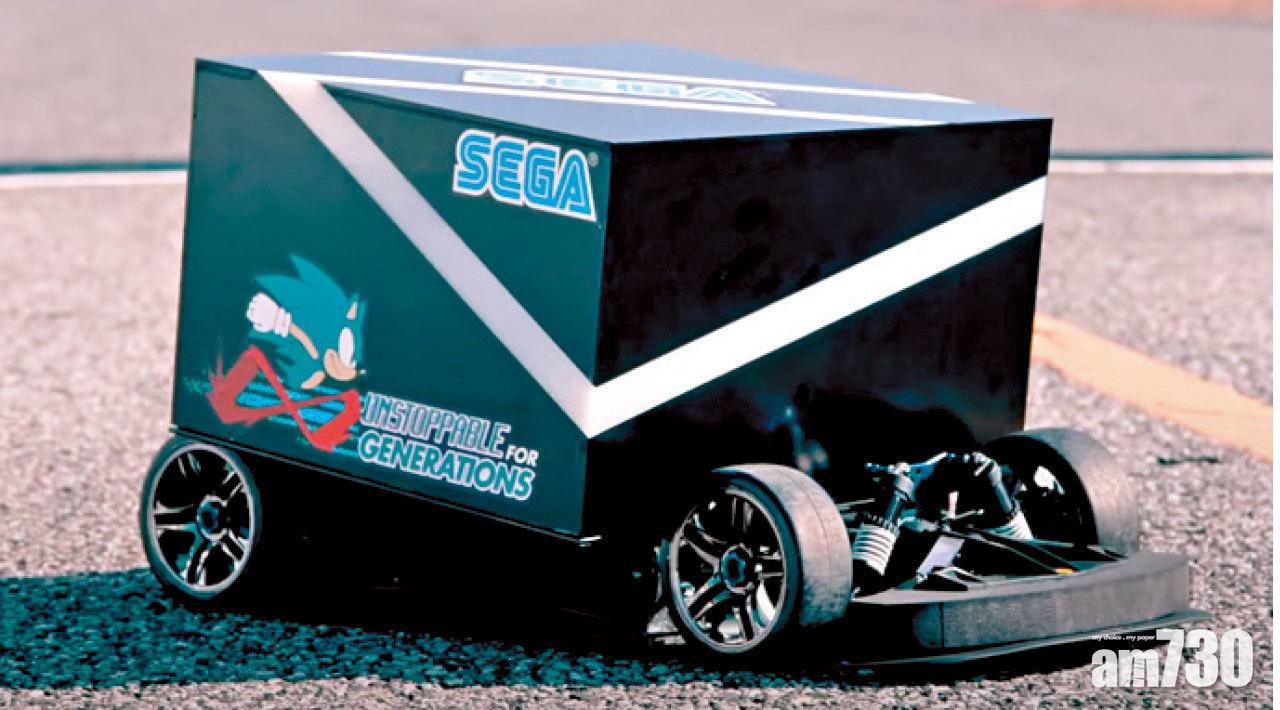 日本SEGA惡搞「時速100公里」電競機箱
