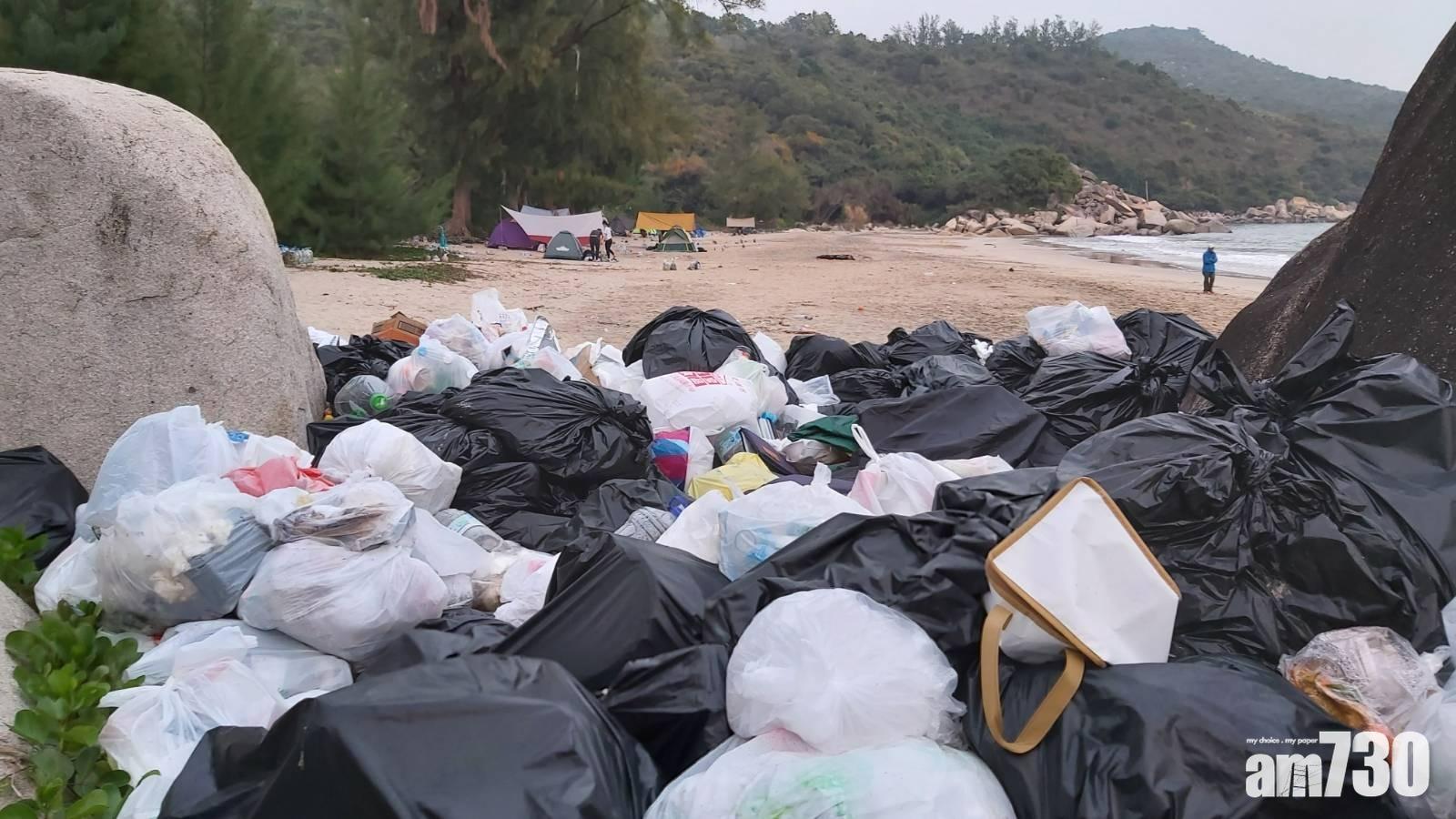 南大嶼山多個營地慘淪垃圾崗  綠領行動促部門加強巡查及票控