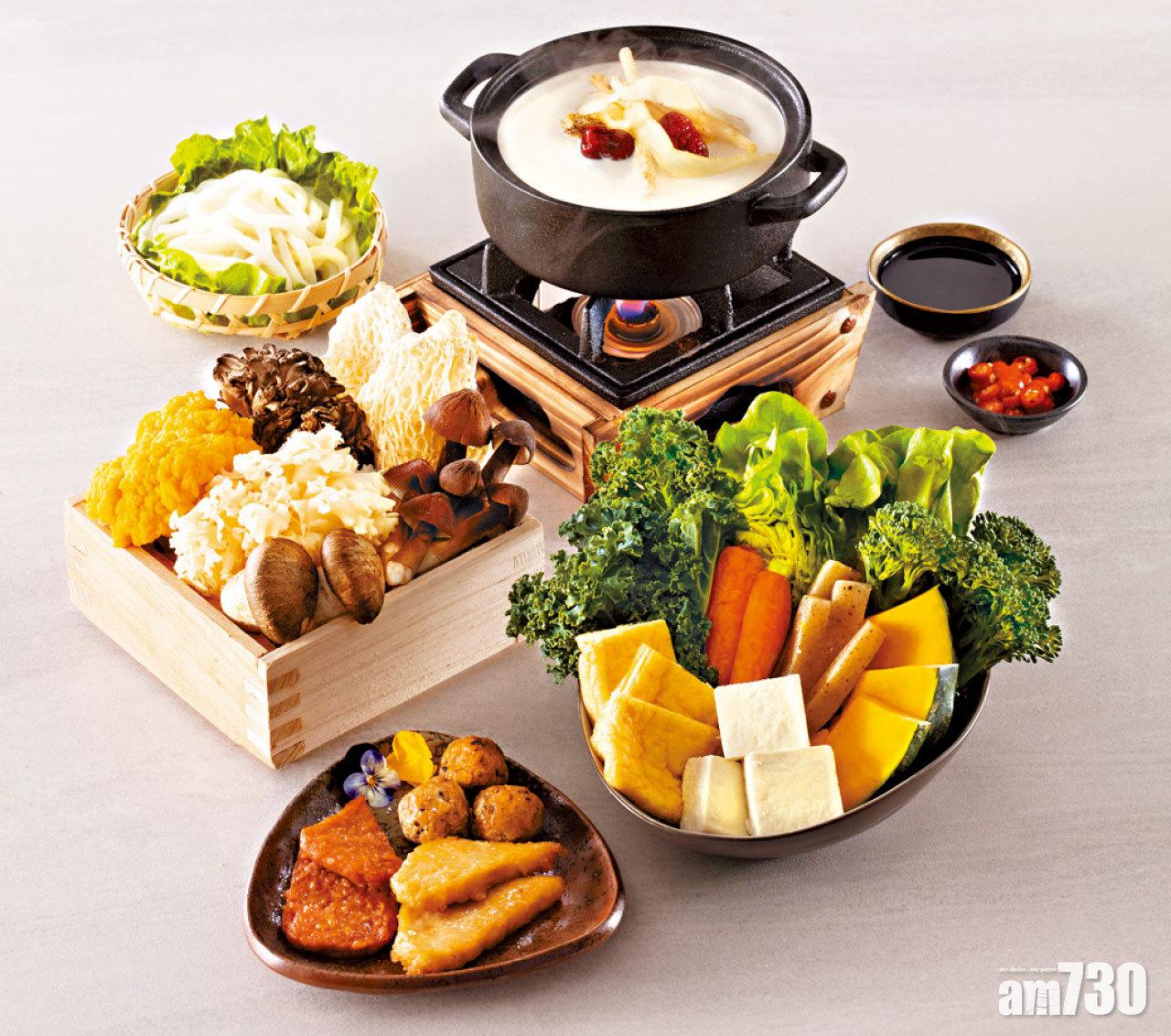 Green Common限定賀年火鍋 滋補珍菌配杏仁奶夠清爽