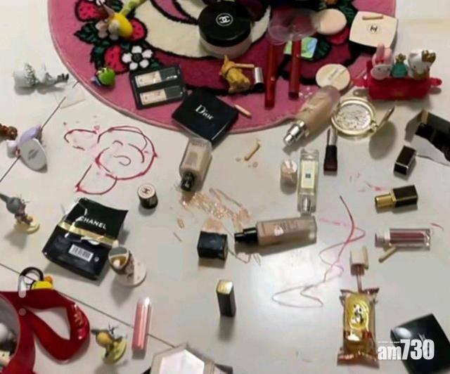  親戚家百厭細路駕到 河南女名牌化妝品全被破壞