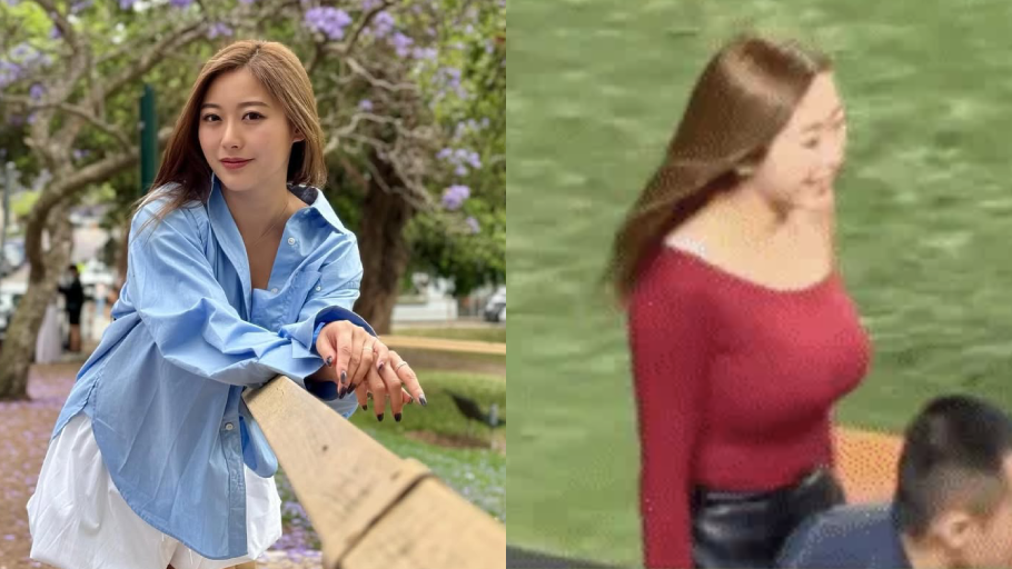 Kylie C.緊身衫造型出席賀歲盃　36E魔鬼身材再次震撼網民眼球：連十二碼都唔記得睇